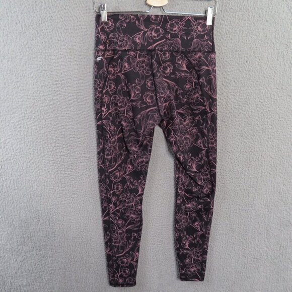 Fabletics Leggings Women Small Power Hold Floral Print Elastic High Waist - Picture 2 of 8